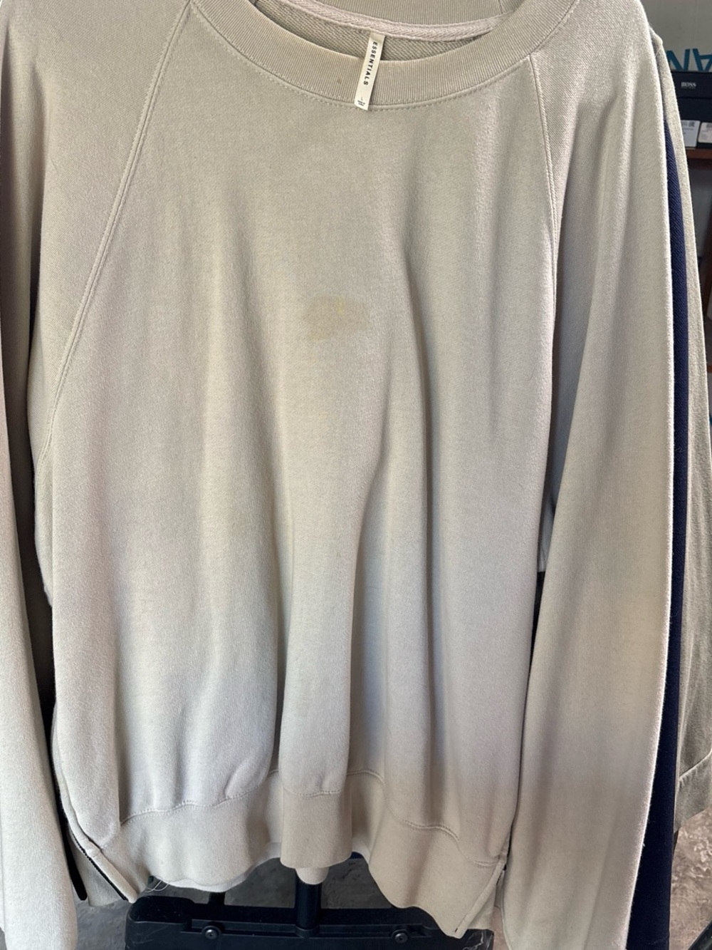 Fear of god Men's Crewneck Sweater in Light Beige